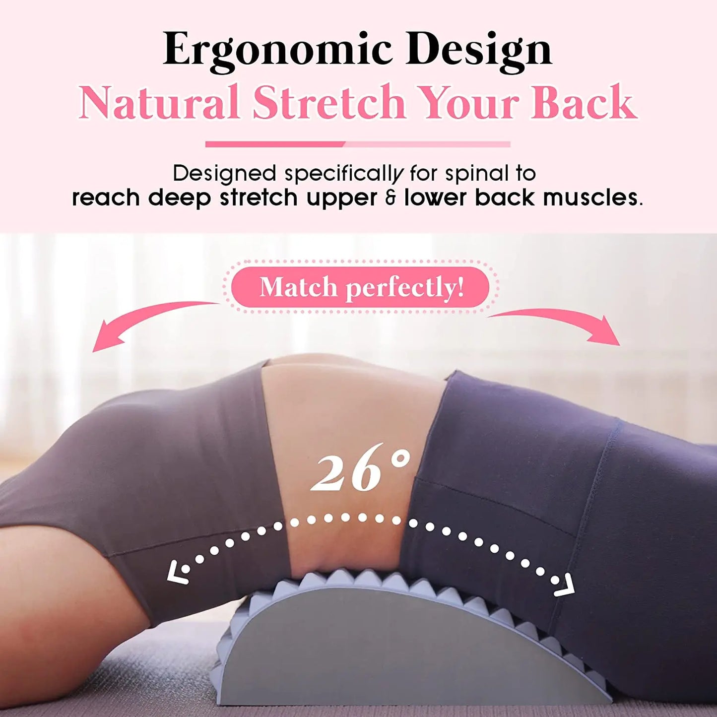 Lumbar Support Pillow for Pain Relief