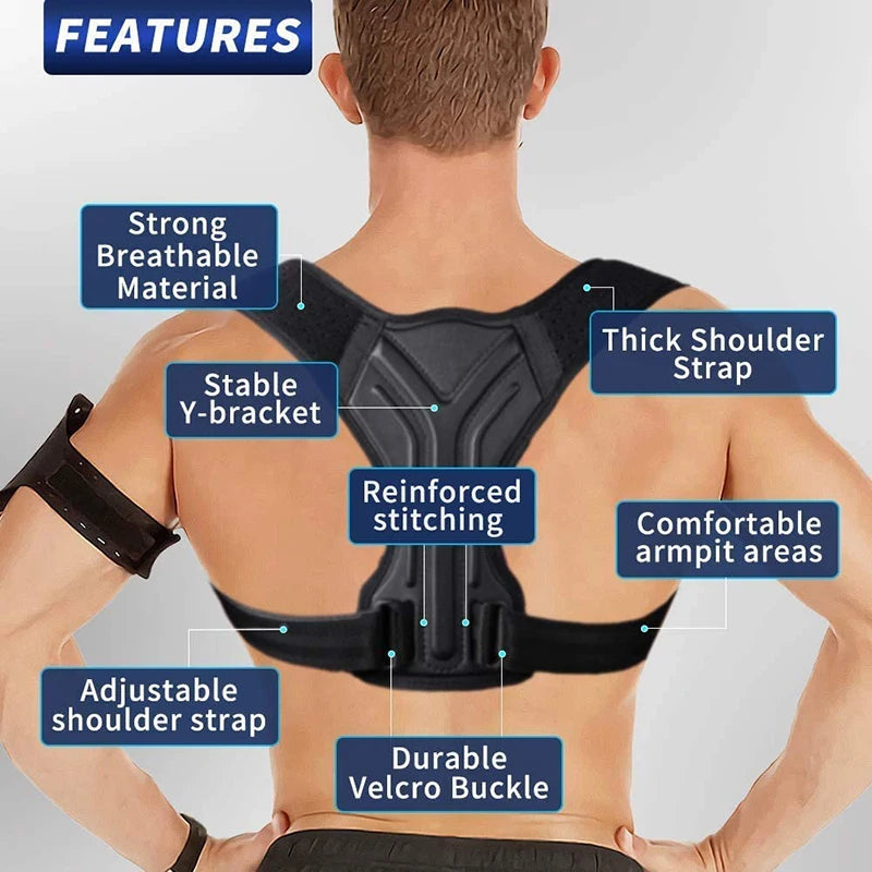 Ethos - Adjustable Back Posture Support Belt