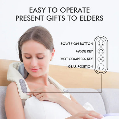 Wireless Neck Massaging Pillow