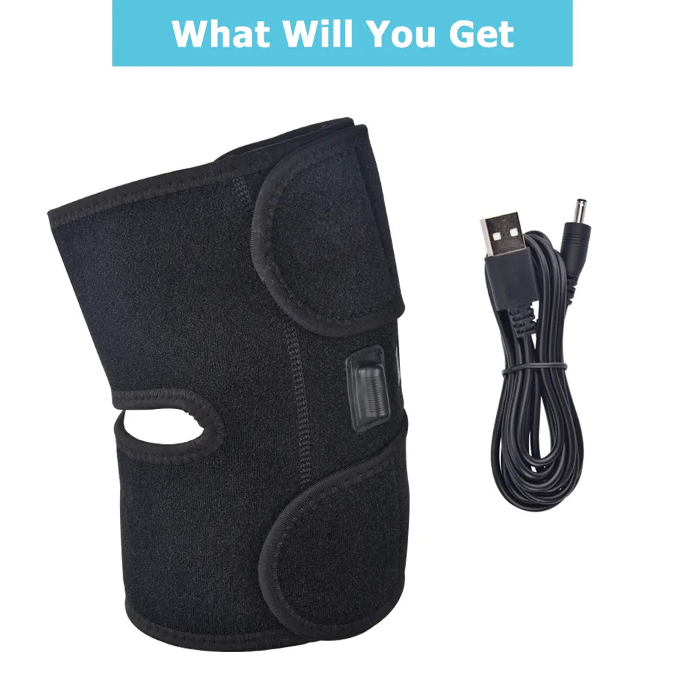 USB Heated Knee Brace for Pain Relief