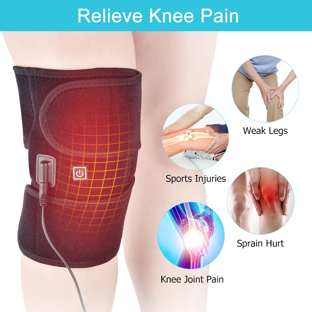 USB Heated Knee Brace for Pain Relief