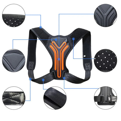 Ethos - Adjustable Back Posture Support Belt