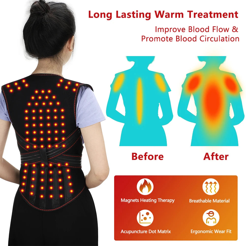 Self Heating Posture Corrector Belt