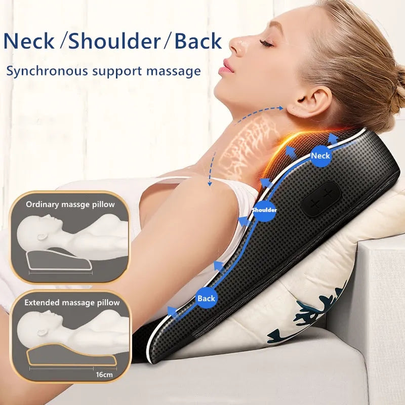 Vibrating Neck Massaging Pillow