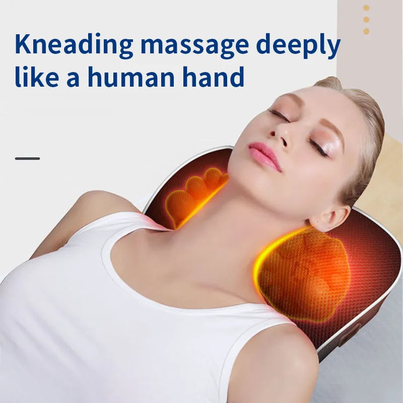 Vibrating Neck Massaging Pillow